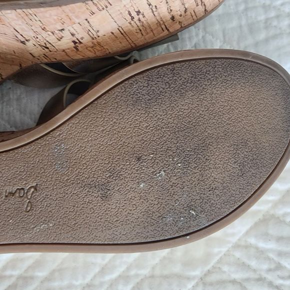 Sam Edelman Gold Sandals Elegant Minimalist Design - Picture 8 of 13